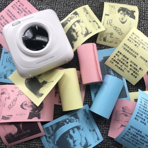 Farebný papier na rolky DRUKUSIA COLOR, termovložka do mini tlačiarne