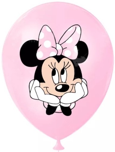 BALÓNKY SADA BALÓNOV MINNIE MOUSE DISNEY DARČEK K NARODENINÁM 12 ks