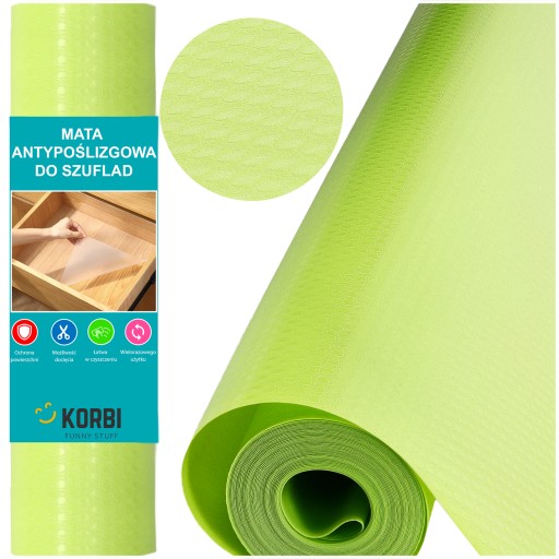 PROTIŠMYKOVÁ OCHRANNÁ PODLOŽKA DO ZÁSUVKOV SKRINÍK 150x50 ZELENÁ