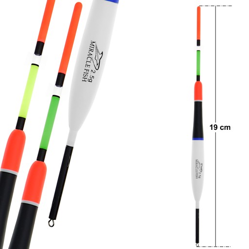 Radový plavák z BALSA 2,5 g Zázračná ryba 19 cm