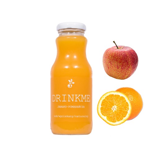 Drinkme jablkovo-pomarančový džús 250mlx6
