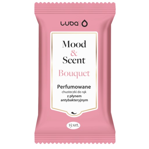 Utierky MOOD&SCENT s antibakteriálnou tekutinou