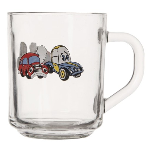 Detský hrnček PRE DETI na pitie teplých a studených nápojov AUTO 230 ml