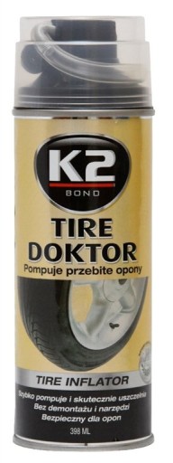 K2 TYRE DOKTOR SPREJ NA NÁHRADNÉ PNEUMATIKY 400ml