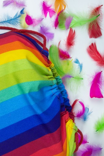Bavlnený SCHOOL batoh Rainbow LGBT tolerancia