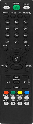Univerzálne diaľkové ovládanie pre LG TV VCR DVR