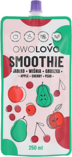 SMOOTHIE Owolovo HRUŠKA VIŠŇOVÁ 250ml