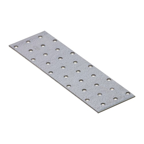 Perforovaný oceľový plech 6 cm x 20 cm x 2 mm DOMAX