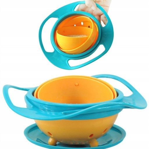 STRIEBORNÁ MISKA GYRO MISKA 360