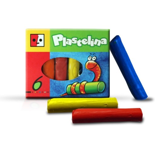 Školská plastelína pre deti, 6 farieb