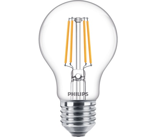 E27 PHILIPS LED žiarovka 7W = 60W FILAMENT RETRO teplá farba 2700K; 806 lm