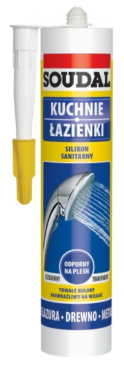 Soudal sanitárny silikón bezfarebný 280 ml