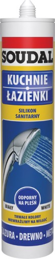 Soudal Sanitárny silikón, bezfarebný, 280 ml