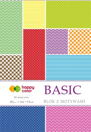 Kreatívny blok Happy Color s motívmi Basic A4