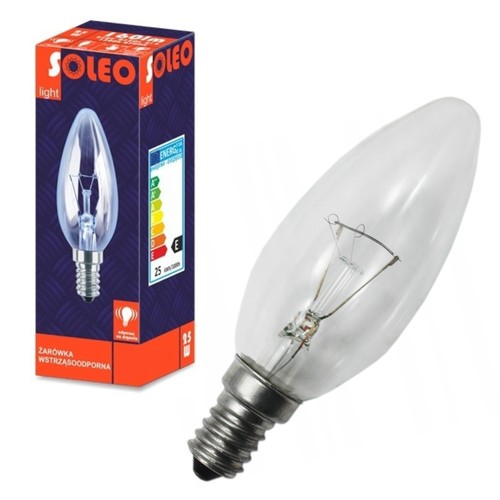 VYSOKOTEPLOTNÁ ŽIAROVKA SVIEČKOVÁ 25W B35 E14
