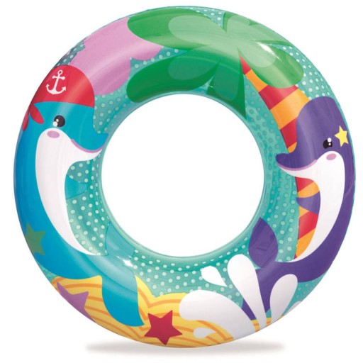 Bestway Nafukovací kruh na plávanie DELFIN 51cm