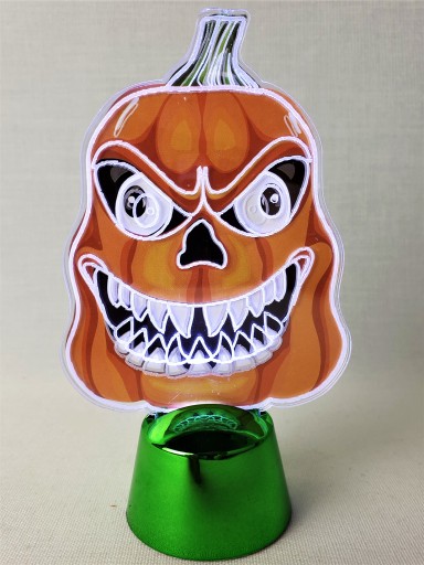 LED HALLOWEEN OZDOBA TEKVICOVÁ SVIETIACA FÓRKA DEKORATÍVNA DEKORACIA OZDOBA