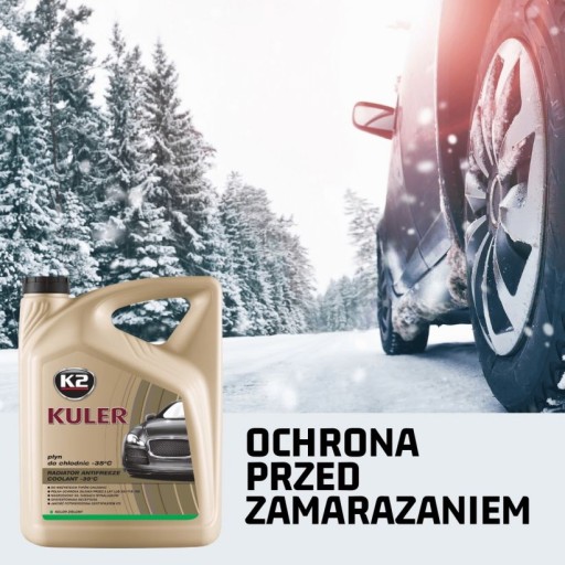 K2 KULER 1L RADIÁTOROVÁ KVAPALINA ZELENÁ DLHÁ ŽIVOTNOSŤ 35C