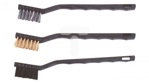 Drôtené kefy 180 mm meď/oceľ/nylon 3 ks.