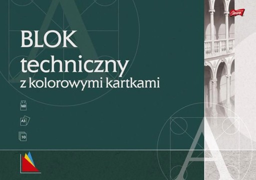 TECHNICKÝ BLOK FAREBNÝ LIST A3 160g/m2-1016