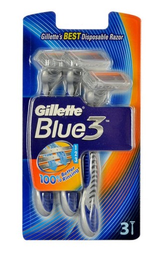 Gillette blue3 A3 jednorazový holiaci strojček