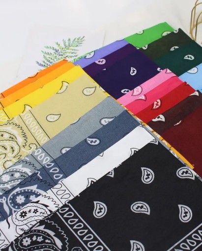 BANDAMSCARF BANDANASCARF NAVY BLUE ŠATKA