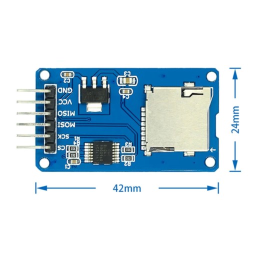 Micro SD AVR Modul čítačky microSD kariet
