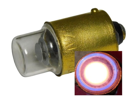 Neónová lampa 220V P3390B ZDAP - bajonetový závit