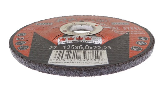 BRÚSNY KOTÚČ KOVOVÝ 125 x 6,0mm RICHMANN