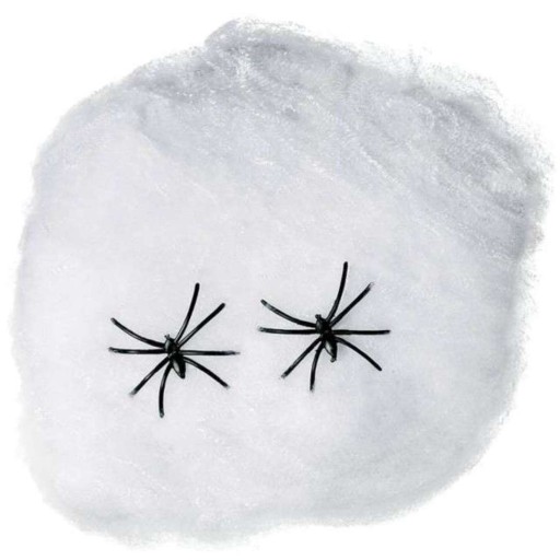 SPIDER WEB biela HALLOWEEN pavučina SPIDER 100 gr