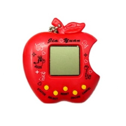 Tamagotchi Elektronická hračka hra vajíčko jablko zviera červené