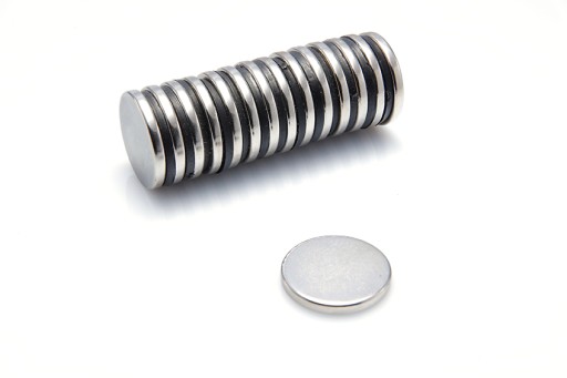 Neodymový magnet valcový MW 20x2,5 mm N38 1 ks.