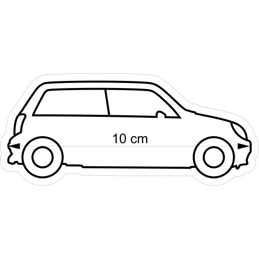 Vykrajovač na sušienky Car Auto 11 10cm