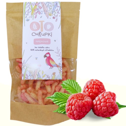 OTO Prírodné malinové chrumky 25 g Otolandia