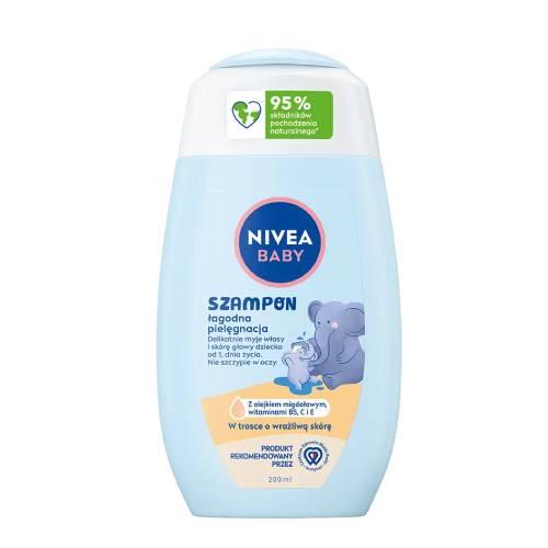 NIVEA Baby Gentle care Detský šampón na vlasy, 200ml