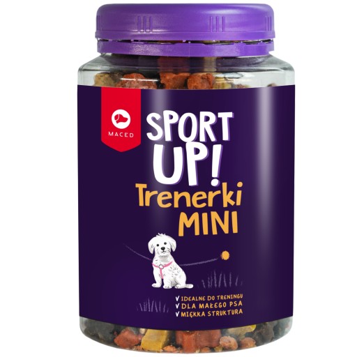 POMÔCKY pre psíkov TRÉNERI POMÔCKY sušienky malých plemien MACED SPORT UP! 300 g