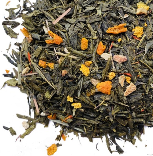 Dobrý zelený čaj EARL GREY, chutný bergamot