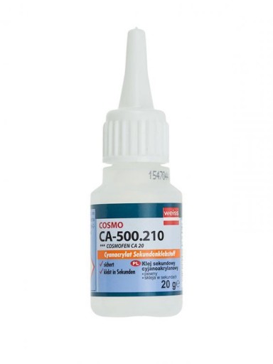 Weiss CA-500.210 sekundové lepidlo 20 g GUMA SKLO PLAST