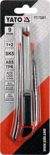 Nôž YATO YT-75001 S 9MM lámacou čepeľou
