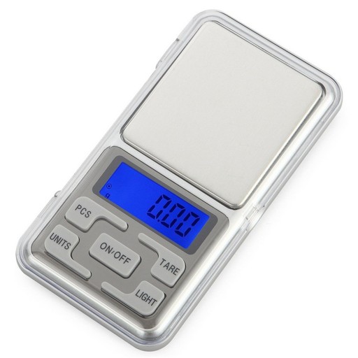 PRESNÁ VÁHA NA ELEKTRONICKÉ ŠPERKY 0,1g / 500g LCD + SÚPRAVA BATÉRIÍ