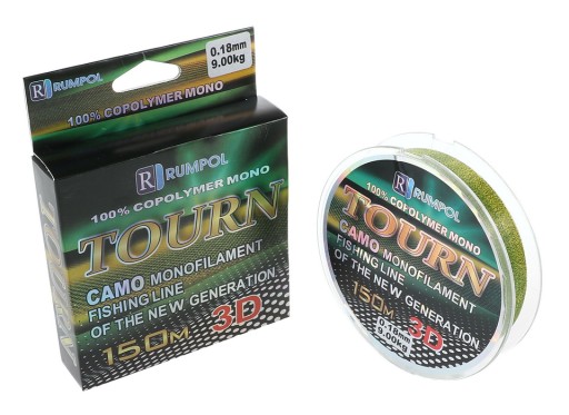 LINE 150m RUMPOL CAMO Muž 3D potápavý 0,18mm 9kg
