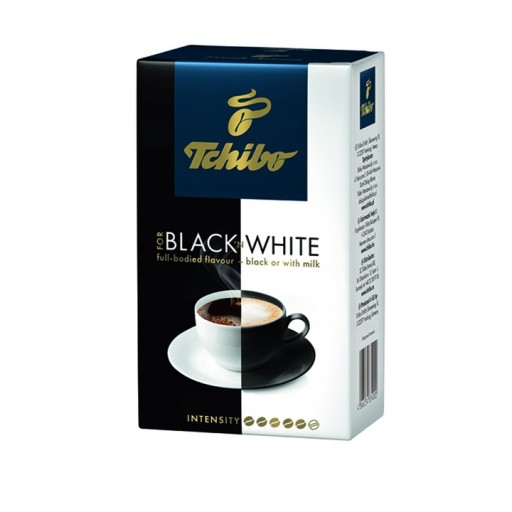 Káva 250G TCHIBO Čierno-biela mletá Arabica Robusta