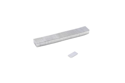 Neodymový tanierový magnet MPŁ 10x5x1 N38 10 ks