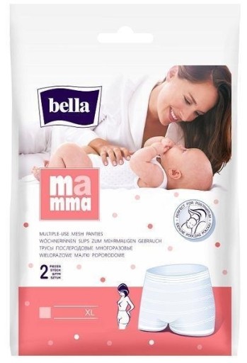 PÓRODNÉ NOHAVIČKY BELLA MAMMA SIEŤOVANÉ XL