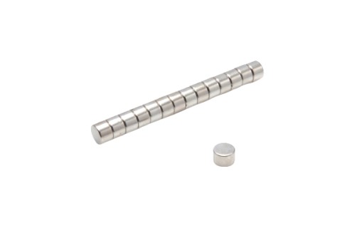 Neodymový magnet valcový MW 6x4 N38 3 ks