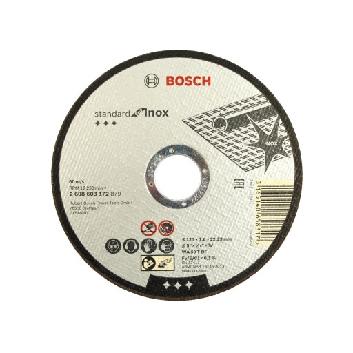 KORUNDOVÝ KOTOUČ BOSCH na rezanie ocele 125/1,6mm