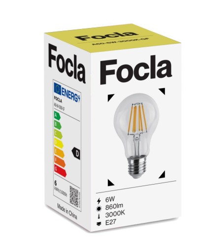 LED ŽIAROVKA FILAMENTOVÁ E27 6W Edison Dekoratívna RETRO