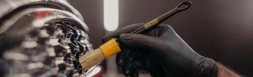Štetec na detaily pracovných vecí krátky 16 mm