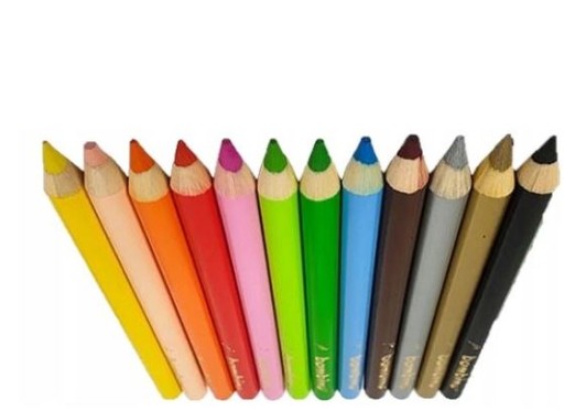 Bambino jumbo pastelky, 12 ks v dreve