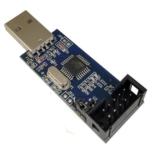 AVR USBasp programátor mikrokontrolérov + páska